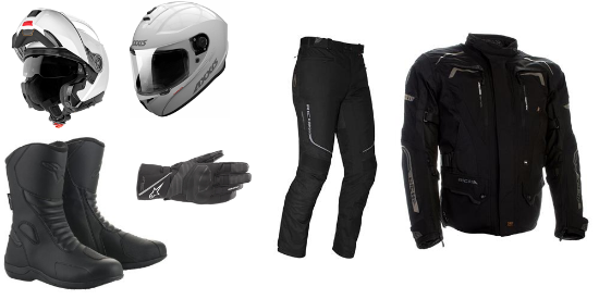Riding gear for hire